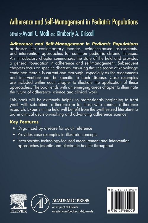 Produktbild: Adherence and Self-Management in Pediatric Populations