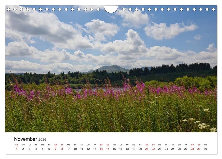 Produktbild: Wales Land der Sehensw&uuml;rdigkeiten, Landschaften und Natur (Wandkalender 2026 DIN A4 quer), CALVENDO Monatskalender