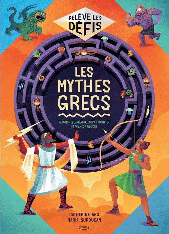 Produktbild: Les Mythes Grecs Labyrinthes Dangereux, Codes a Decrypter et Enigmes