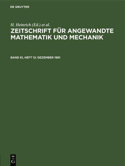 Produktbild: Dezember 1981