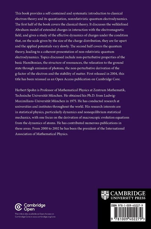 Produktbild: Dynamics of Charged Particles and their Radiation Field