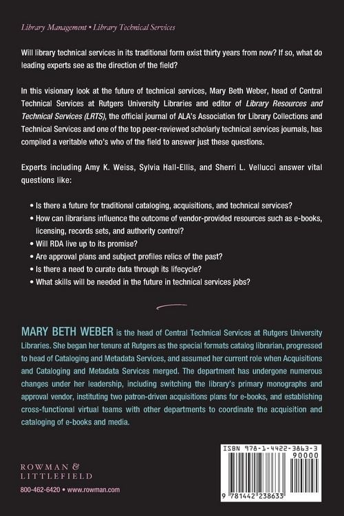 Produktbild: Rethinking Library Technical Services