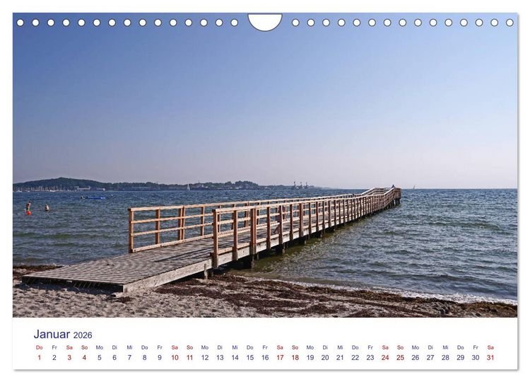 Produktbild: Radtouren ab Eckernf&ouml;rde (Wandkalender 2026 DIN A4 quer), CALVENDO Monatskalender