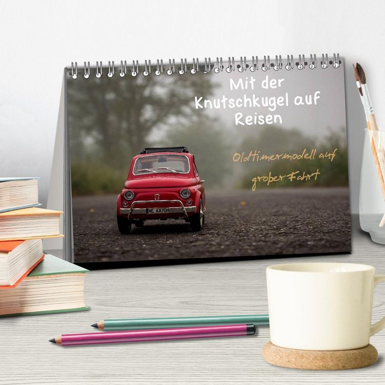 Produktbild: Mit der Knutschkugel auf Reisen (Tischkalender 2025 DIN A5 quer), CALVENDO Monatskalender