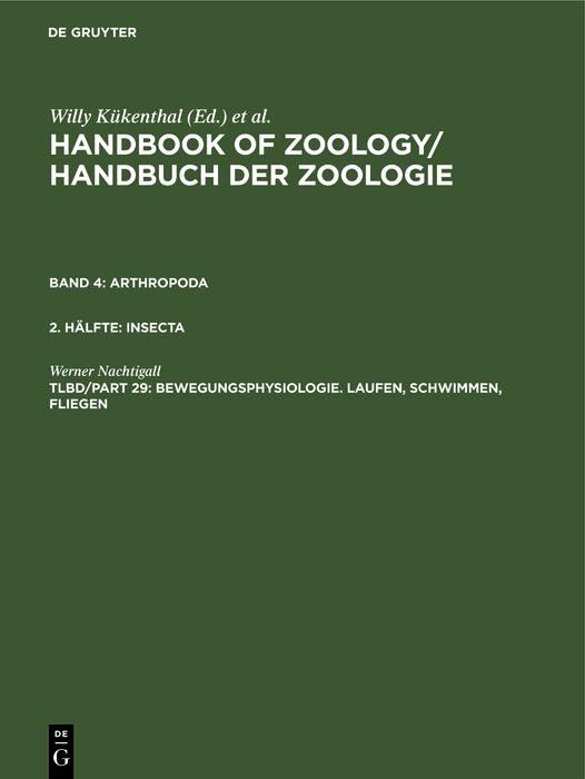Produktbild: Bewegungsphysiologie. Laufen, Schwimmen, Fliegen