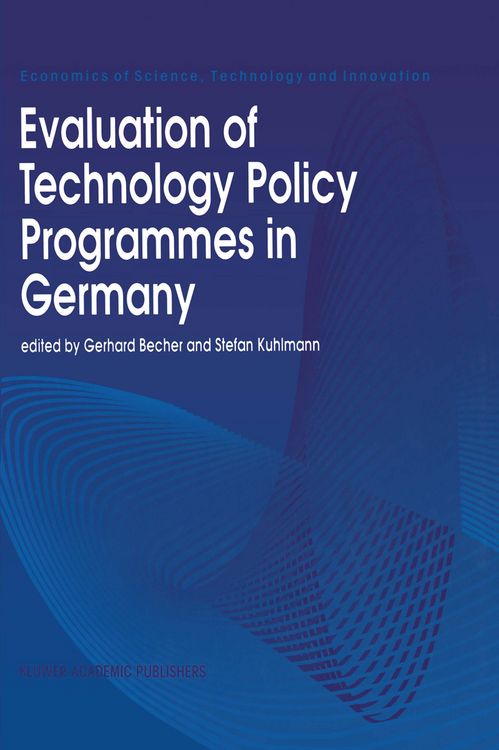 Produktbild: Evaluation of Technology Policy Programmes in Germany