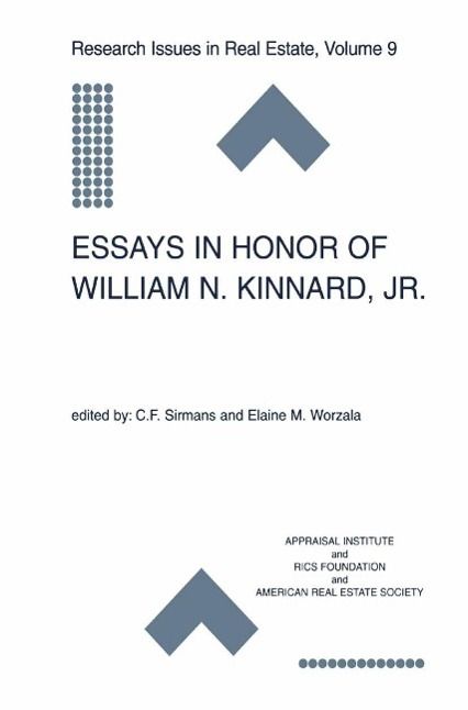 Produktbild: Essays in Honor of William N. Kinnard, Jr.