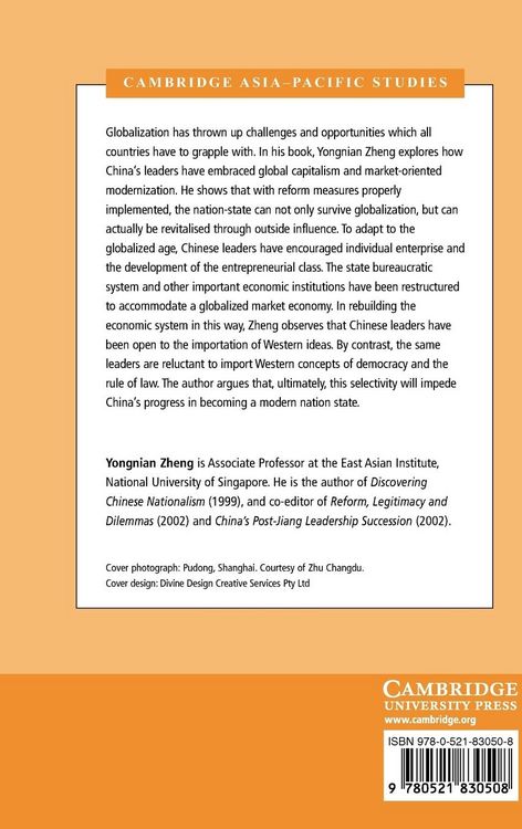 Produktbild: Globalization and State Transformation in China