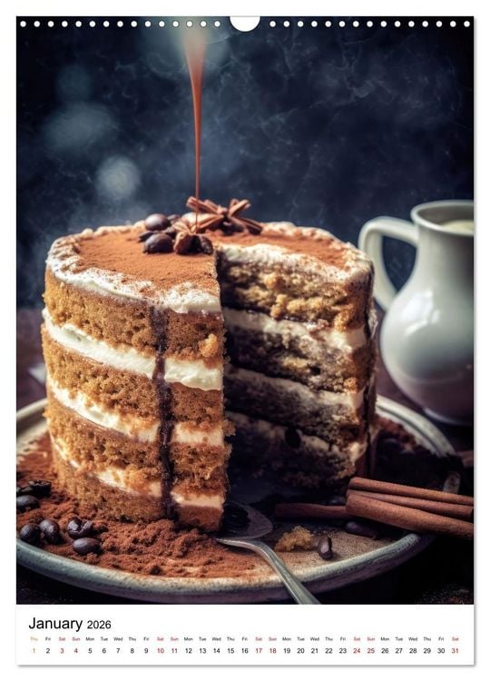 Produktbild: Cake Heaven (Wall Calendar 2026 DIN A3 portrait), CALVENDO 12 Month Wall Calendar