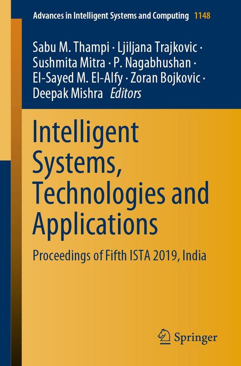 Produktbild: Intelligent Systems, Technologies and Applications