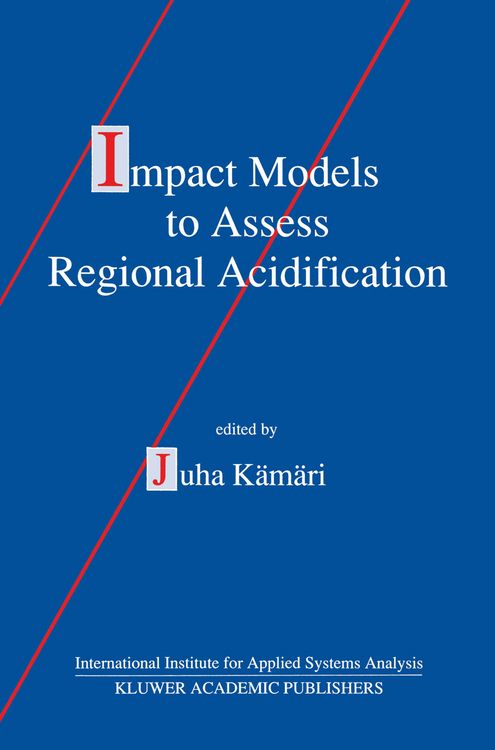Produktbild: Impact Models to Assess Regional Acidification