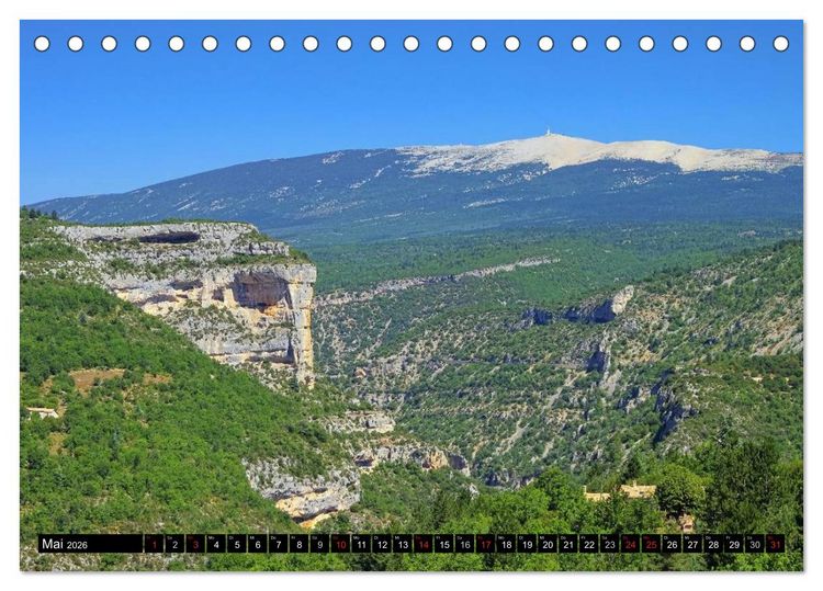 Produktbild: Provence (Tischkalender 2026 DIN A5 quer), CALVENDO Monatskalender