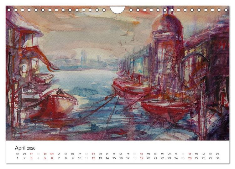Produktbild: Die Atmosph&auml;re des Impressionismus (Wandkalender 2026 DIN A4 quer), CALVENDO Monatskalender