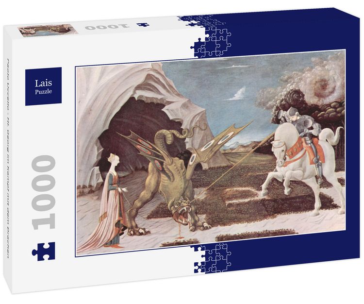 Produktbild: Lais Puzzle Paolo Uccello - Hl. Georg im Kampf mit dem Drachen 1000 Teile
