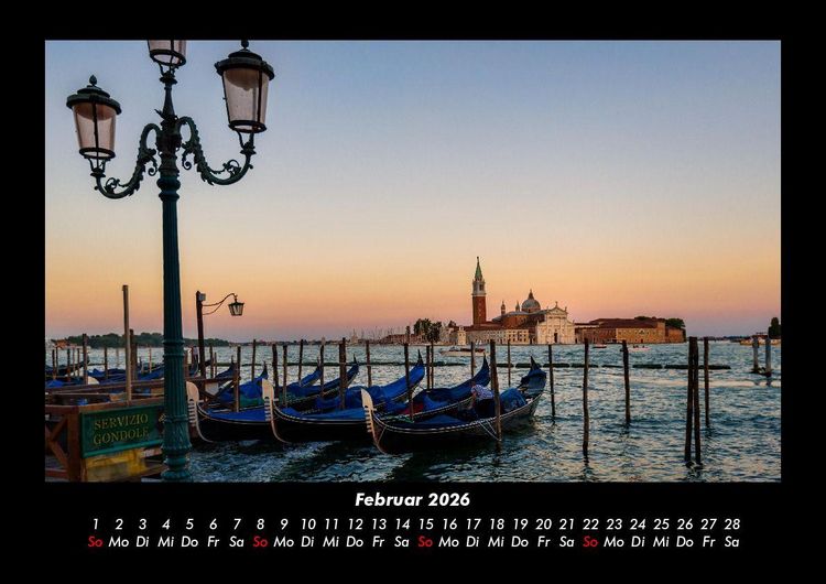 Produktbild: Venedig 2026 Fotokalender DIN A3