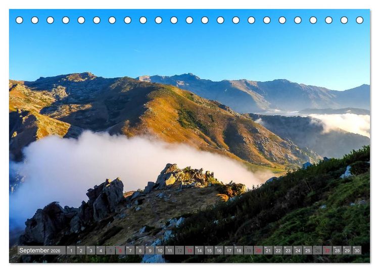 Produktbild: Korsika - Weitwanderweg GR 20 (Tischkalender 2026 DIN A5 quer), CALVENDO Monatskalender