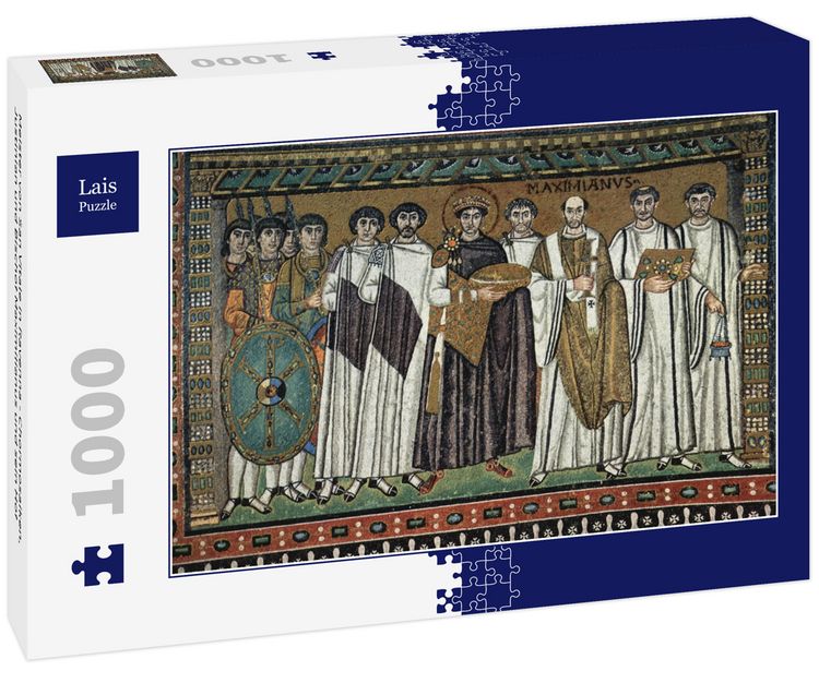 Produktbild: Lais Puzzle Meister von San Vitale in Ravenna - Chormosaiken, Justinian und Bischof Maximilianus und sein Hof 1000 Teile