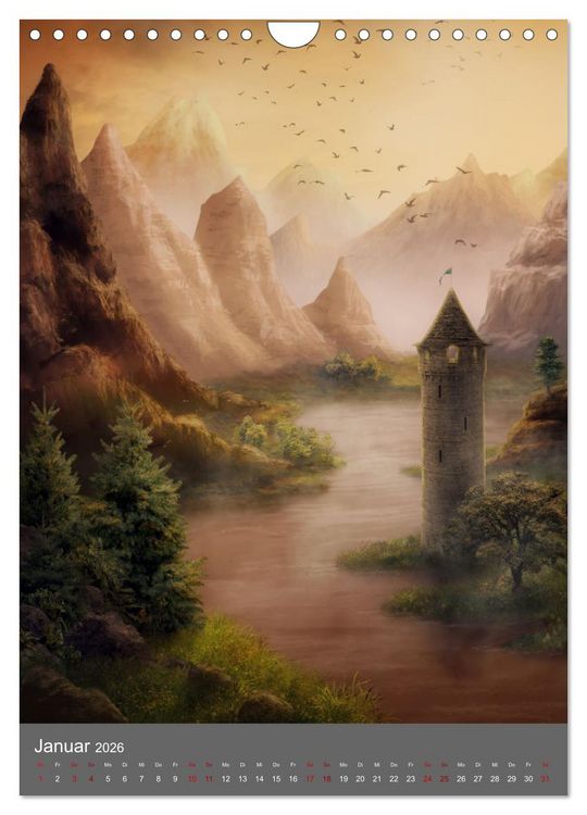 Produktbild: Das Grenzland (Wandkalender 2026 DIN A4 hoch), CALVENDO Monatskalender