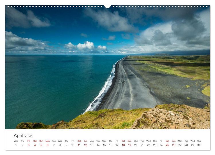Produktbild: Summer in Iceland (Wall Calendar 2026 DIN A2 landscape), CALVENDO 12 Month Wall Calendar