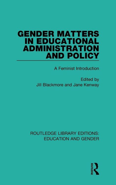 Produktbild: Gender Matters in Educational Administration and Policy