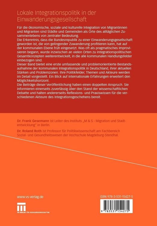 Produktbild: Lokale Integrationspolitik in der Einwanderungsgesellschaft