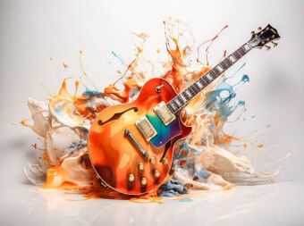 Produktbild: CALVENDO Puzzle Gitarre | 2000 Teile Lege-Gr&ouml;&szlig;e 90x67cm Foto-Puzzle f&uuml;r gl&uuml;ckliche Stunden