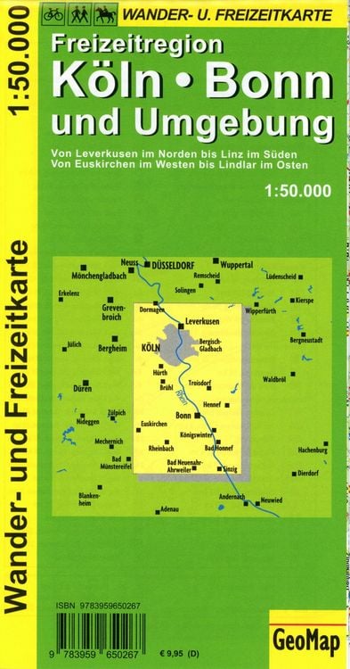 Produktbild: K&ouml;ln, Bonn und Umgebung - Wander- und Freizeitkarte
