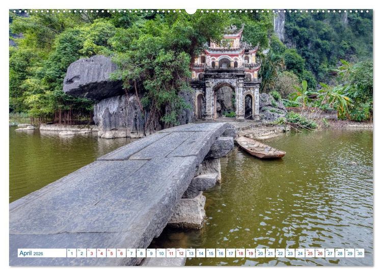 Produktbild: Asien Pur: Vietnam (hochwertiger Premium Wandkalender 2026 DIN A2 quer), Kunstdruck in Hochglanz