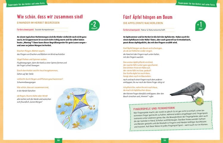 Produktbild: Die allersch&ouml;nsten Fingerspiele f&uuml;r das ganze Jahr