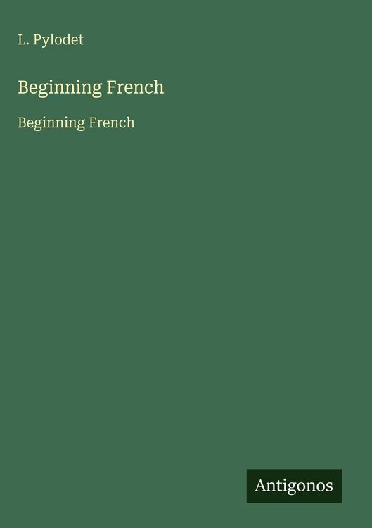 Produktbild: Beginning French