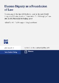 Produktbild: Human Dignity as a Foundation of Law