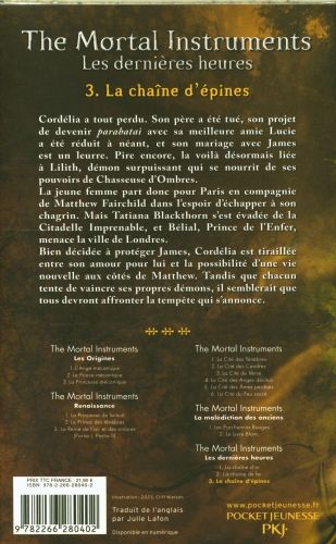 Produktbild: The mortal instruments, les derni&egrave;res heures. Tome 3
