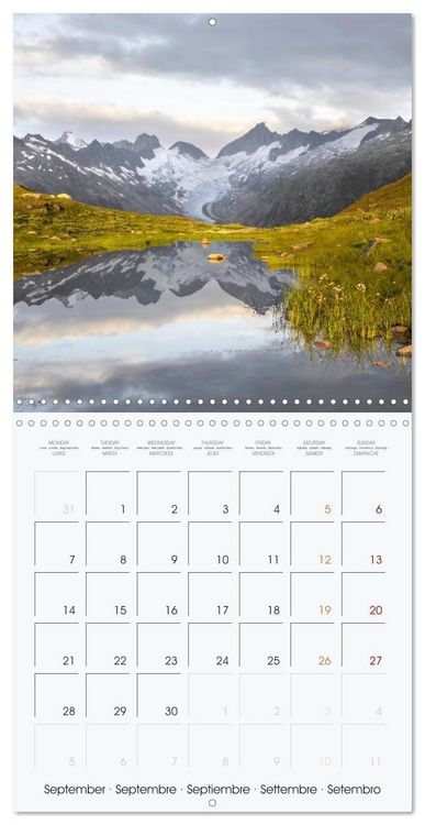 Produktbild: The Alps - A Year in the Mountains (Wall Calendar 2026 12 &times; 12 Inch) CALVENDO 12 Month Wall Calendar