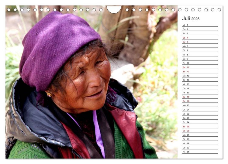 Produktbild: Tibet Momente (Wandkalender 2026 DIN A4 quer), CALVENDO Monatskalender
