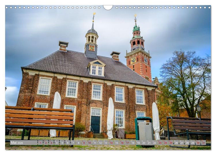 Produktbild: Ein Blick auf Leer (Ostfriesland) (Wandkalender 2026 DIN A3 quer), CALVENDO Monatskalender