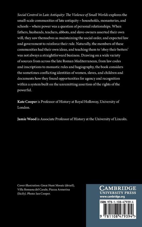 Produktbild: Social Control in Late Antiquity