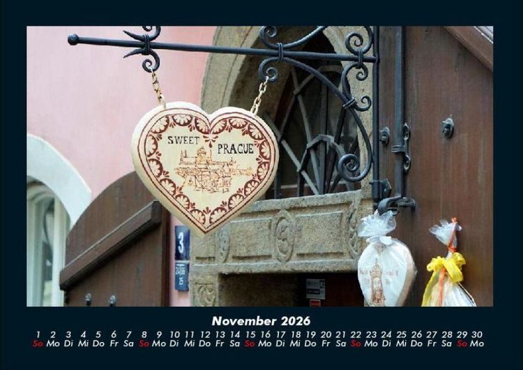 Produktbild: Prag 2026 Fotokalender DIN A4