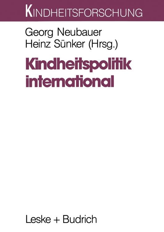 Produktbild: Kindheitspolitik international