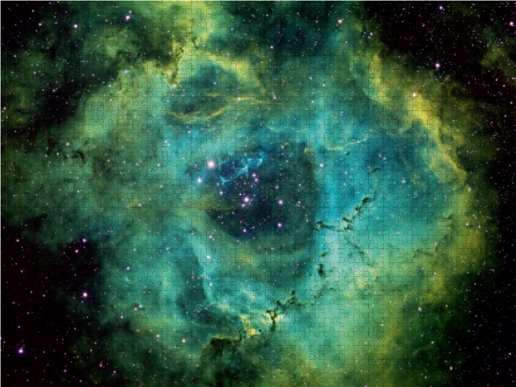 Produktbild: CALVENDO Puzzle Rosettennebel 1000 Teile Lege-Gr&ouml;&szlig;e 64 x 48 cm Foto-Puzzle Bild von Roland St&ouml;rmer