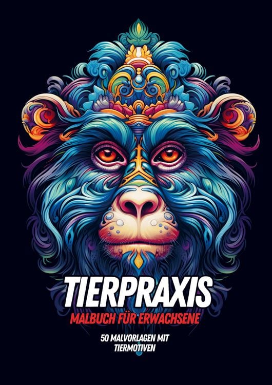 Produktbild: Malbuch f&uuml;r Erwachsene - Tierpraxis