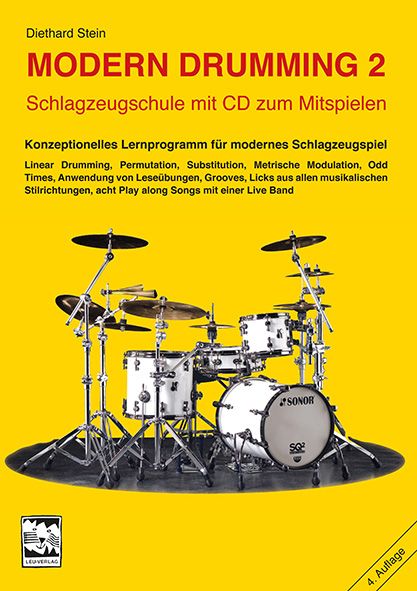 Produktbild: Modern Drumming. Schlagzeugschule mit CD zum Mitspielen / Modern Drumming 2, Fortgeschrittene, Schlagzeugschule mit CD zum Mitspielen