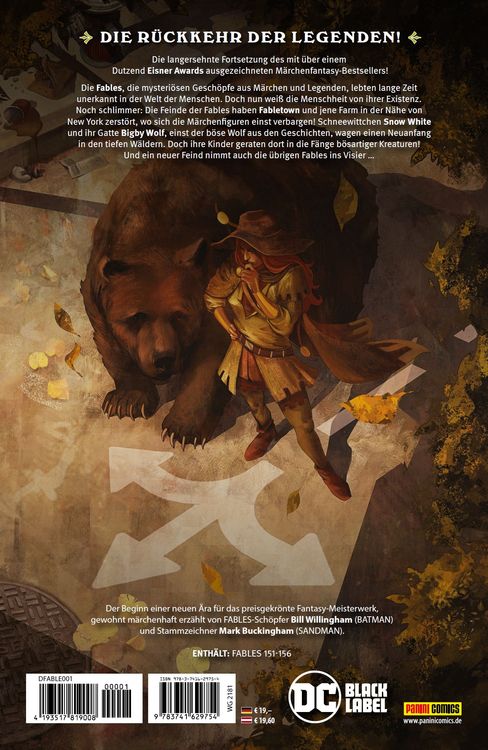 Produktbild: Fables: Im tiefen, dunklen Wald