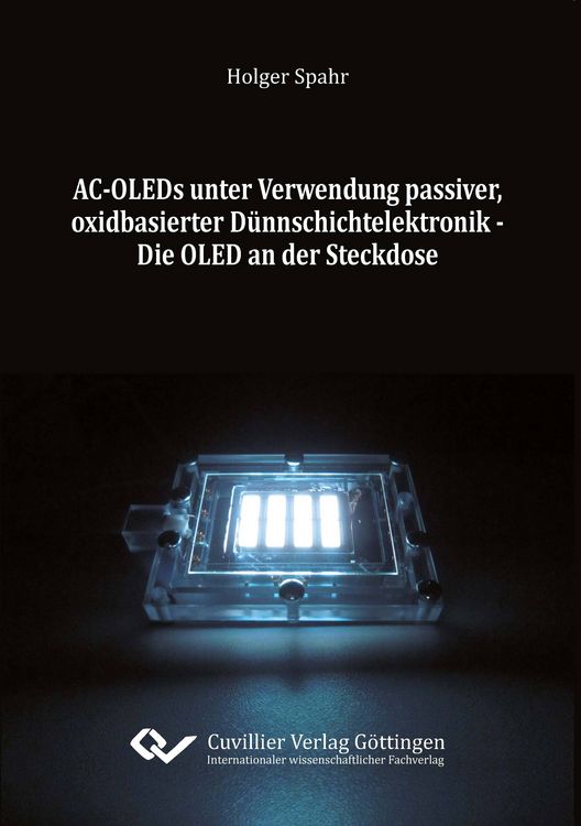 Produktbild: AC-OLEDs unter Verwendung passiver, oxidbasierter D&uuml;nnschichtelektronik