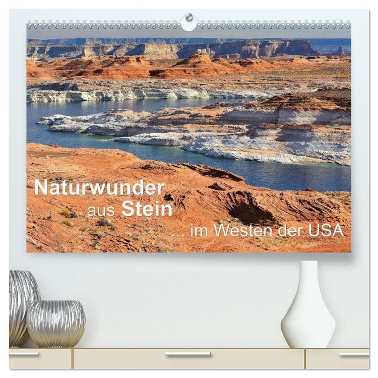 Produktbild: Naturwunder aus Stein im Westen der USA (hochwertiger Premium Wandkalender 2026 DIN A2 quer), Kunstdruck in Hochglanz