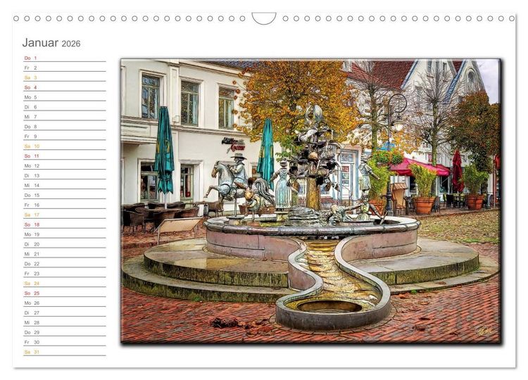 Produktbild: Jever - die Nordsee ganz nah (Wandkalender 2026 DIN A3 quer), CALVENDO Monatskalender