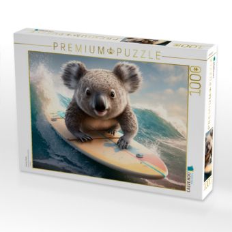 Produktbild: CALVENDO Puzzle Urlaubs-Koala | 1000 Teile Lege-Gr&ouml;&szlig;e 64x48cm Foto-Puzzle f&uuml;r gl&uuml;ckliche Stunden