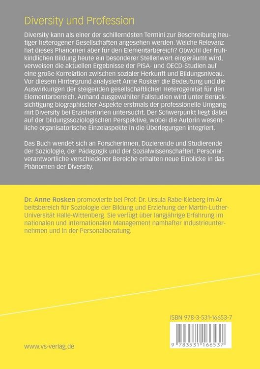 Produktbild: Diversity und Profession
