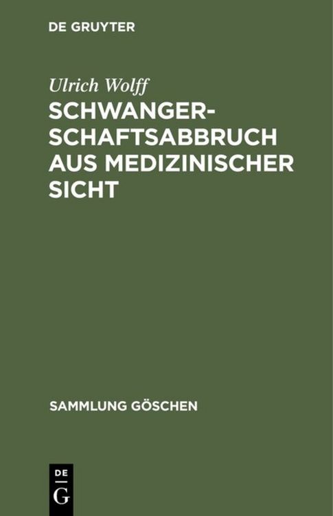 Produktbild: Schwangerschaftsabbruch aus medizinischer Sicht