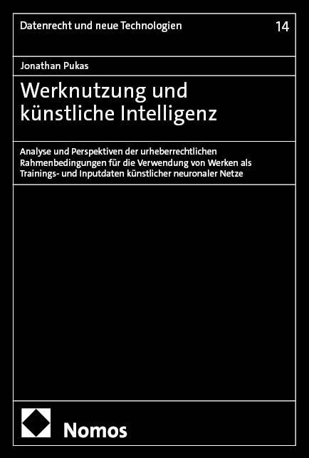 Produktbild: Werknutzung und k&uuml;nstliche Intelligenz