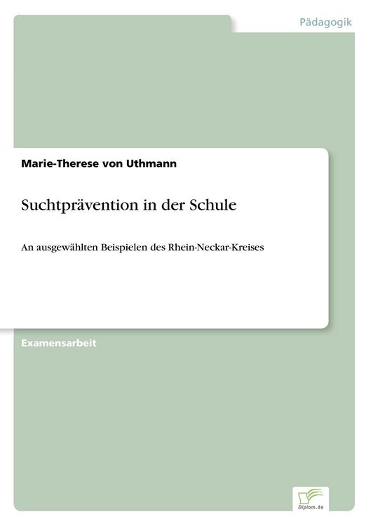Produktbild: Suchtpr&auml;vention in der Schule